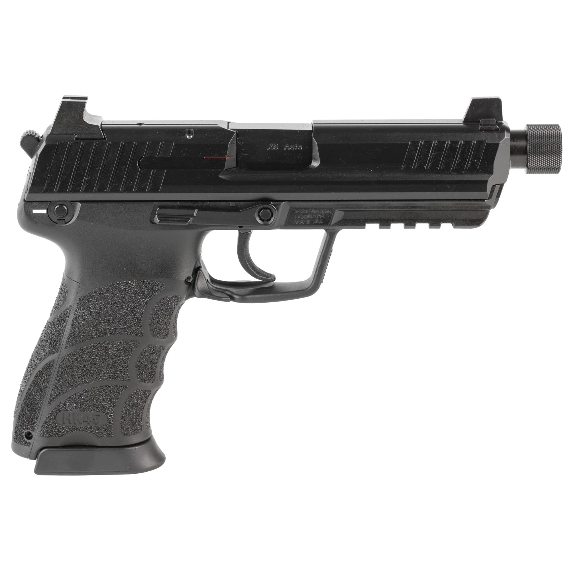 Heckler & Koch HK45 Tactical V1 45 ACP 5.2 Barrel 10 Rounds Night Sights Threaded