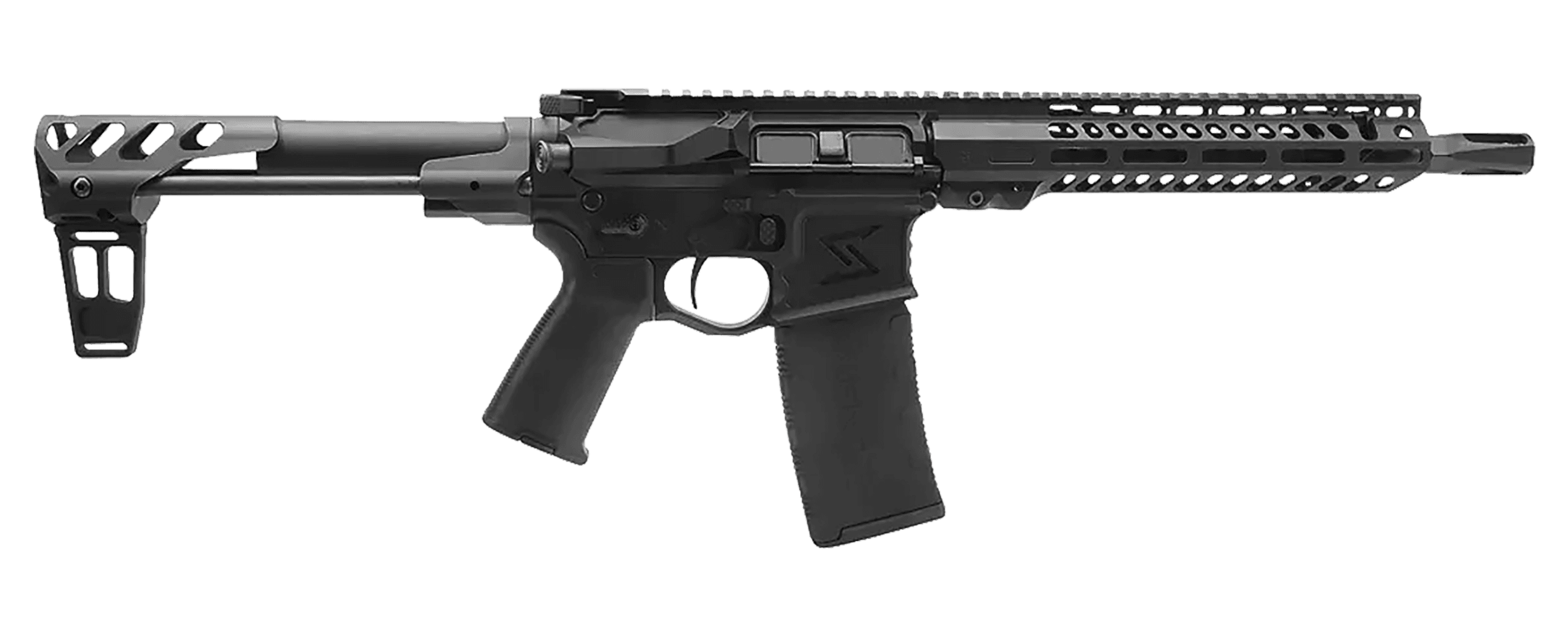 Seekins Precision 0011300099FBLK   223 Wylde 10.50" 416 Stainless Steel 10" M-LOK Handguard Pistol Brace