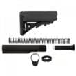 TacFire Mil-Spec Buffer Tube Kit with 6-Position Stock Buttpad for AR-15