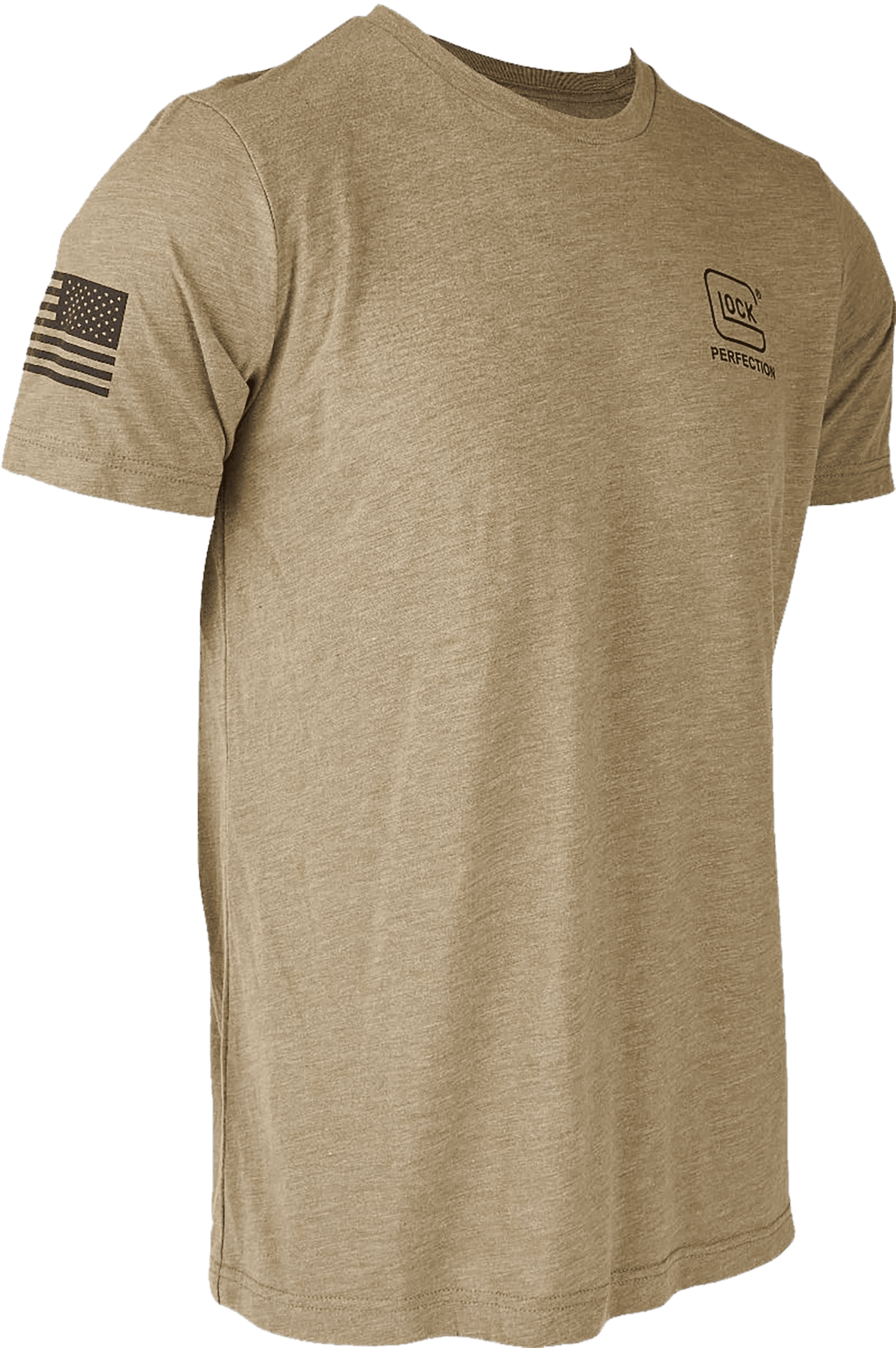 Glock AP96313 2nd Amendment Tee  Olive Cotton/Polyester Short Sleeve Medium