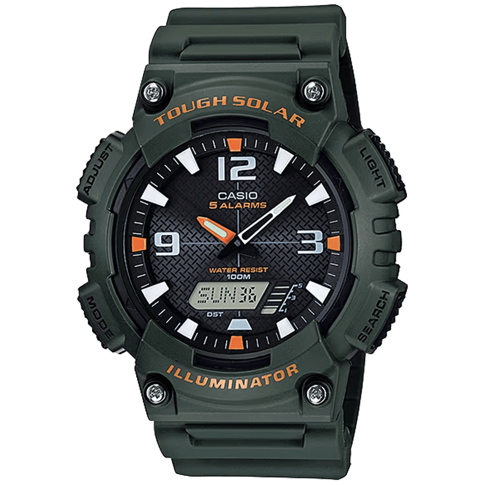 Solar Powered Analog-Digital Watch