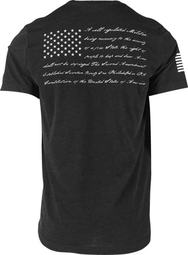 Glock AP96309 2nd Amendment Tee Black Cotton/Polyester Short Sleeve XL