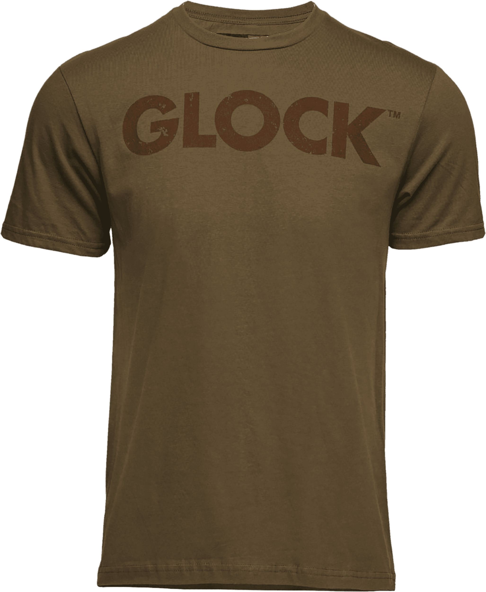 Glock AP96204 Caliber Tee Coyote Ringspun Cotton Short Sleeve 2XL