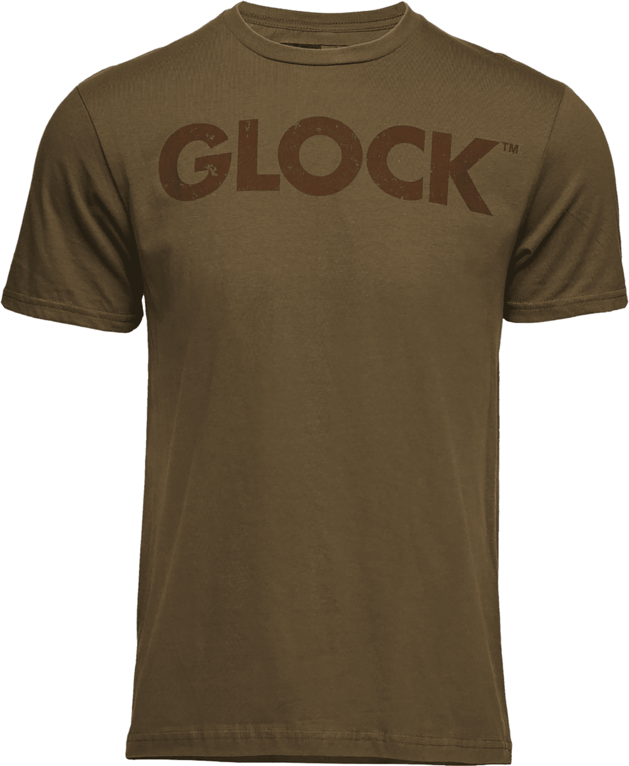 Glock AP96203 Caliber Tee  Coyote Ringspun Cotton Short Sleeve XL