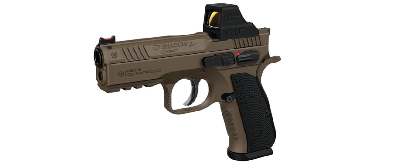 CZ Shadow 2 Compact 9mm 4.6 Barrel 15 Rounds Aluminum Frame Optics Ready