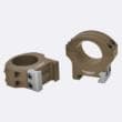 Warne HyperLite 1in Medium Dark Earth Scope Rings Picatinny Weaver STANAG 4694