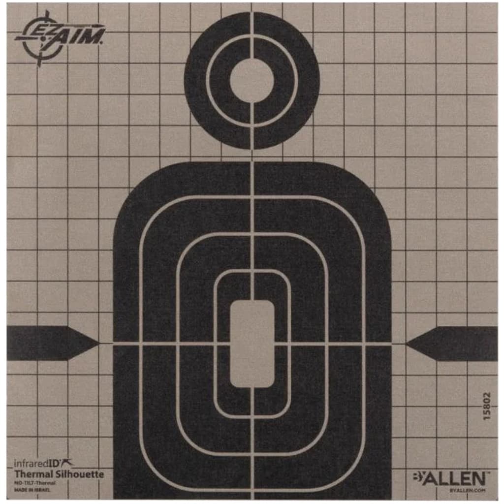 ALLEN 15802 EZ AIM 8" THERMAL SILHOUETTE TARGET