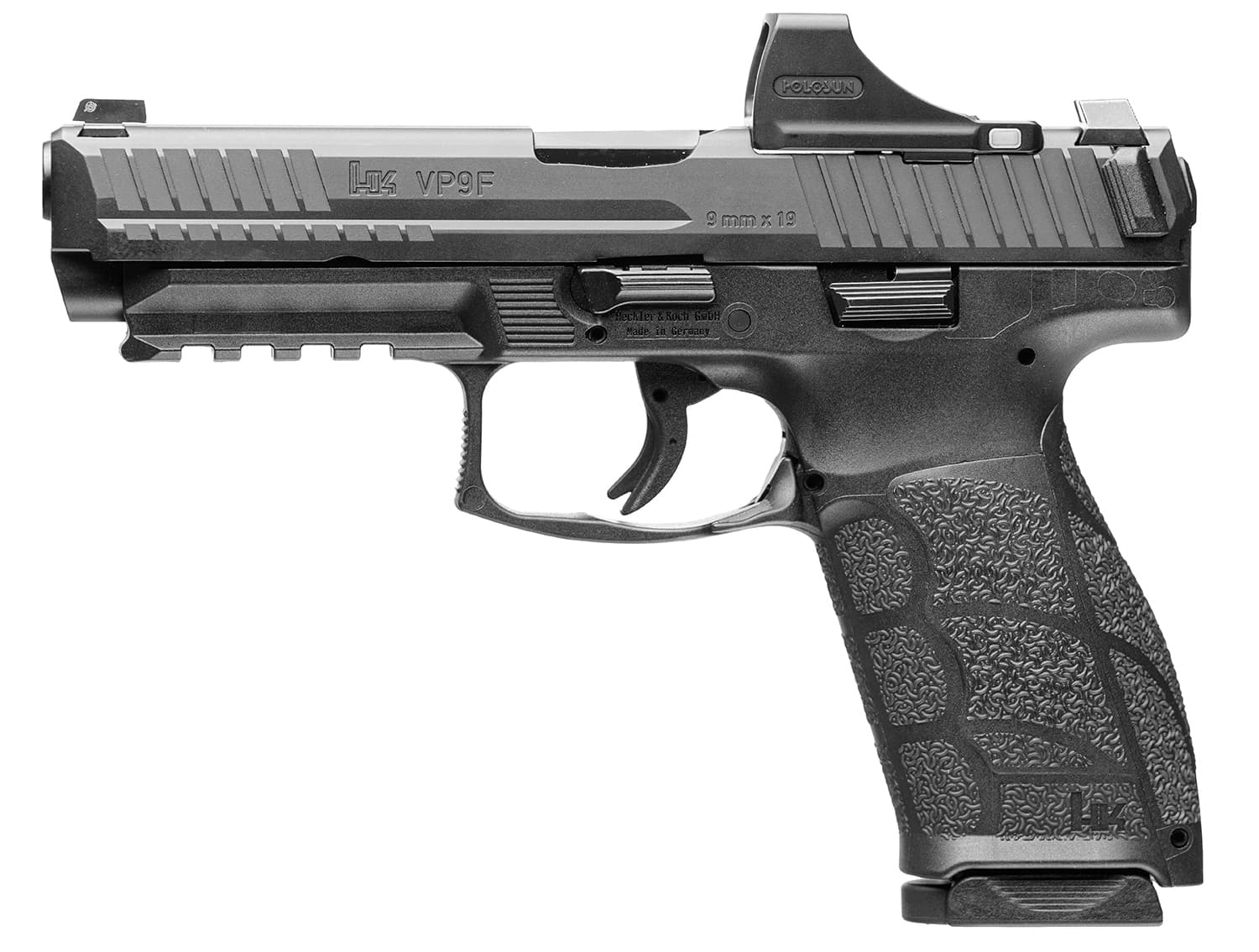 Heckler & Koch VP9 A1 9mm Luger 4.5in Barrel 20rd Holosun SCS Optic
