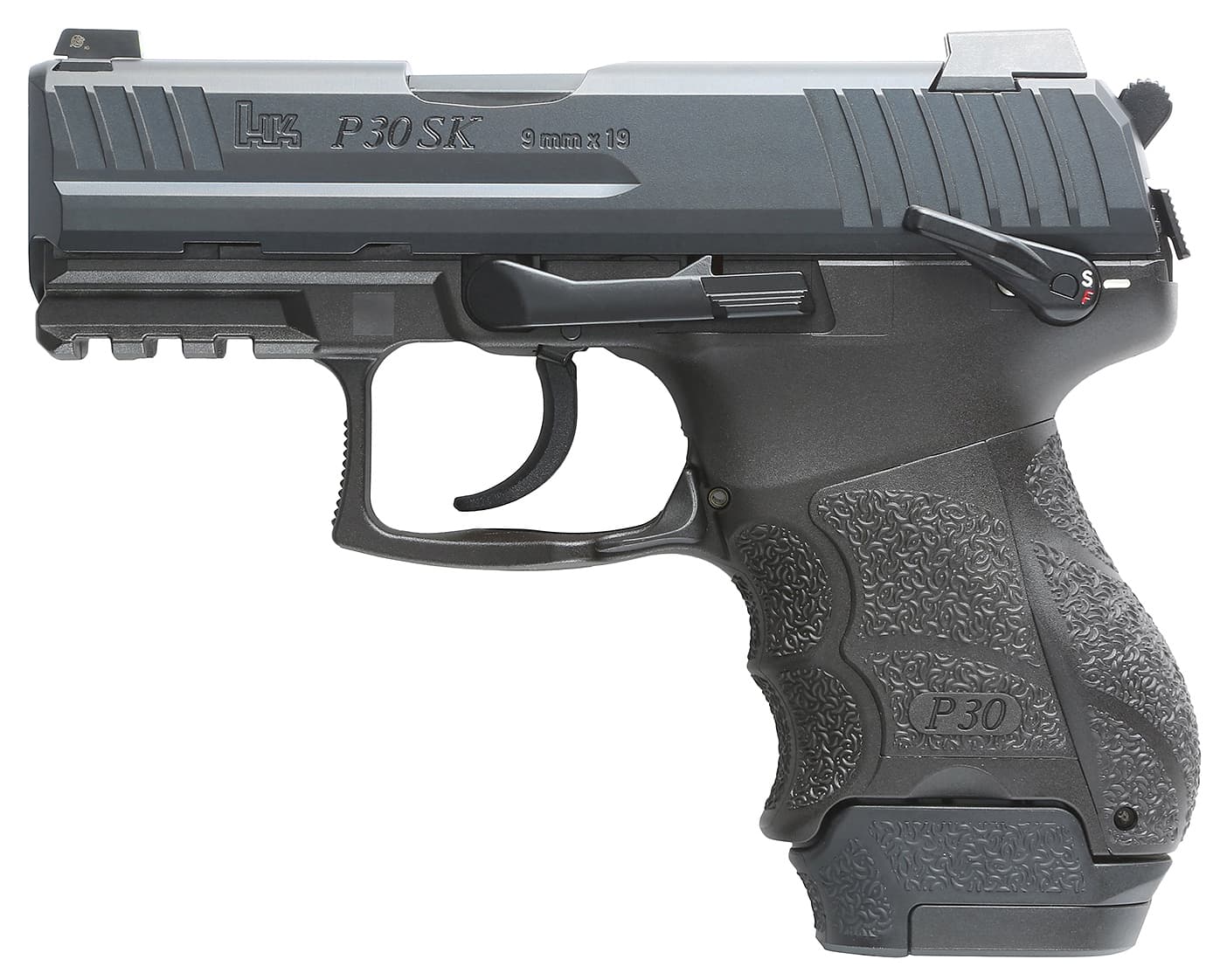 Hk P30sk S V3 Dasa 9mm 3.27 Safety 12/15rd