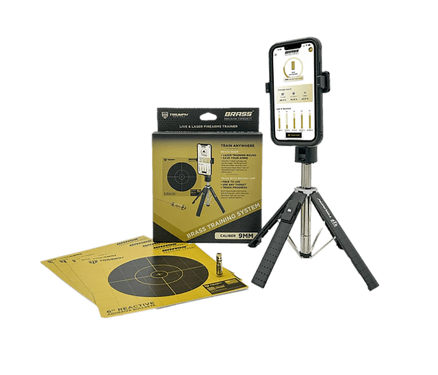 Triumph Systems Tsbbbsss Brass Training System 9mm Laser Targets Phone Stand