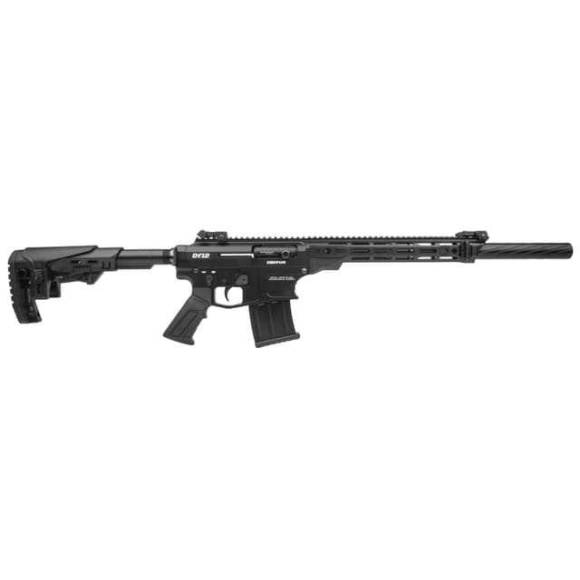 Derya Firearms DY1218US DY12 12 Gauge Semi-Auto 5+1 18" Threaded Barrel 7075-T6 Aluminum Receiver Mil-Spec Pistol Grip