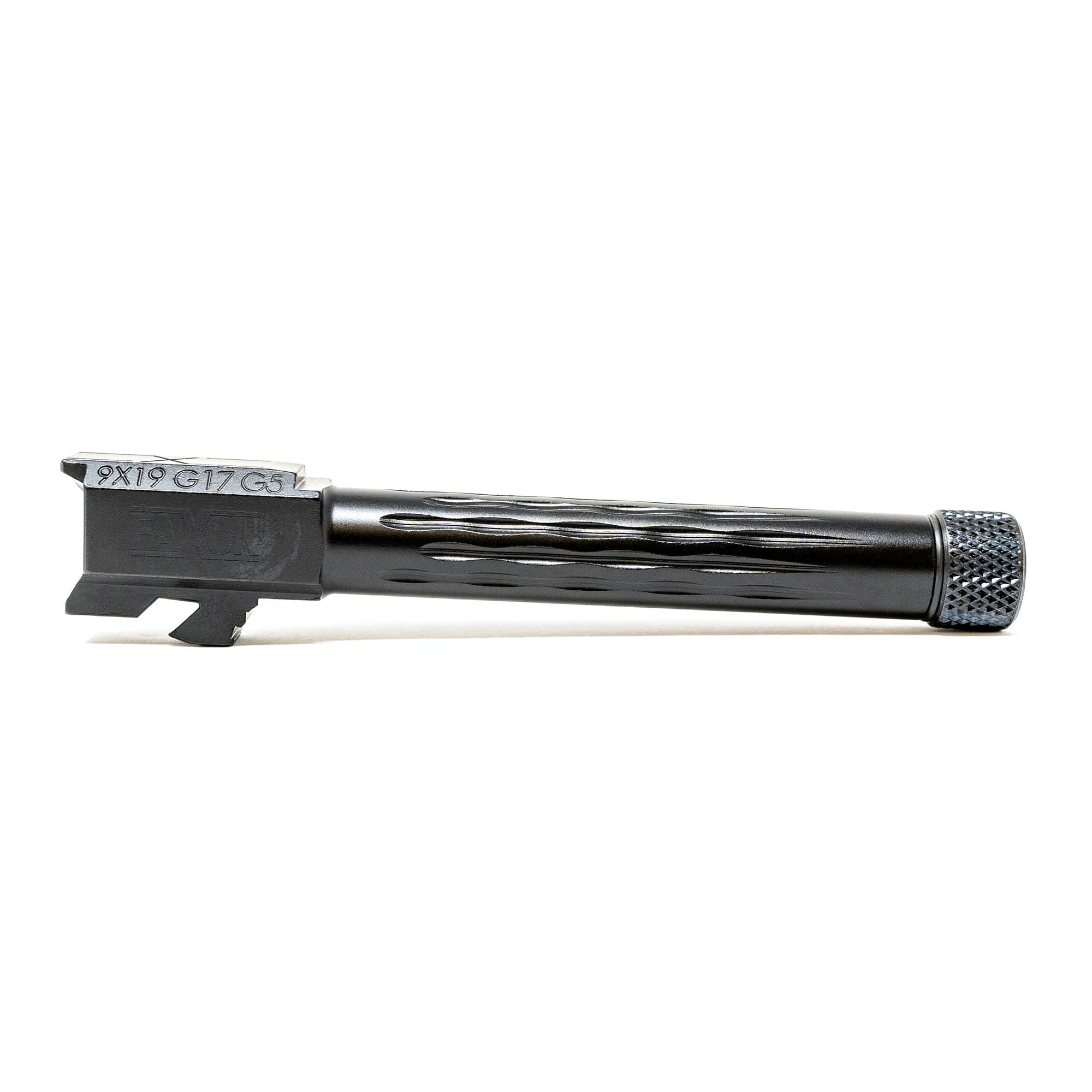 Faxon Firearms Match Series 4.5in 9mm Glock 17 Barrel Nitride 1:10 1/2X28