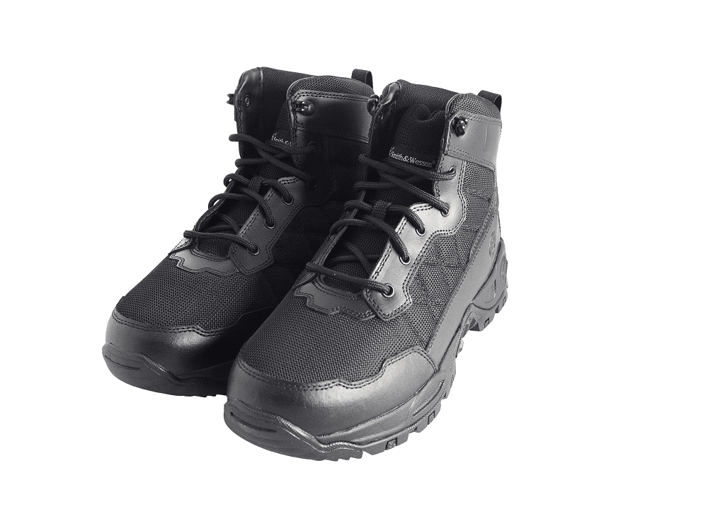 Scout 6"" Hot Weather Polishable Toe Mens Black Smith & Wesson - 205001-100-10R