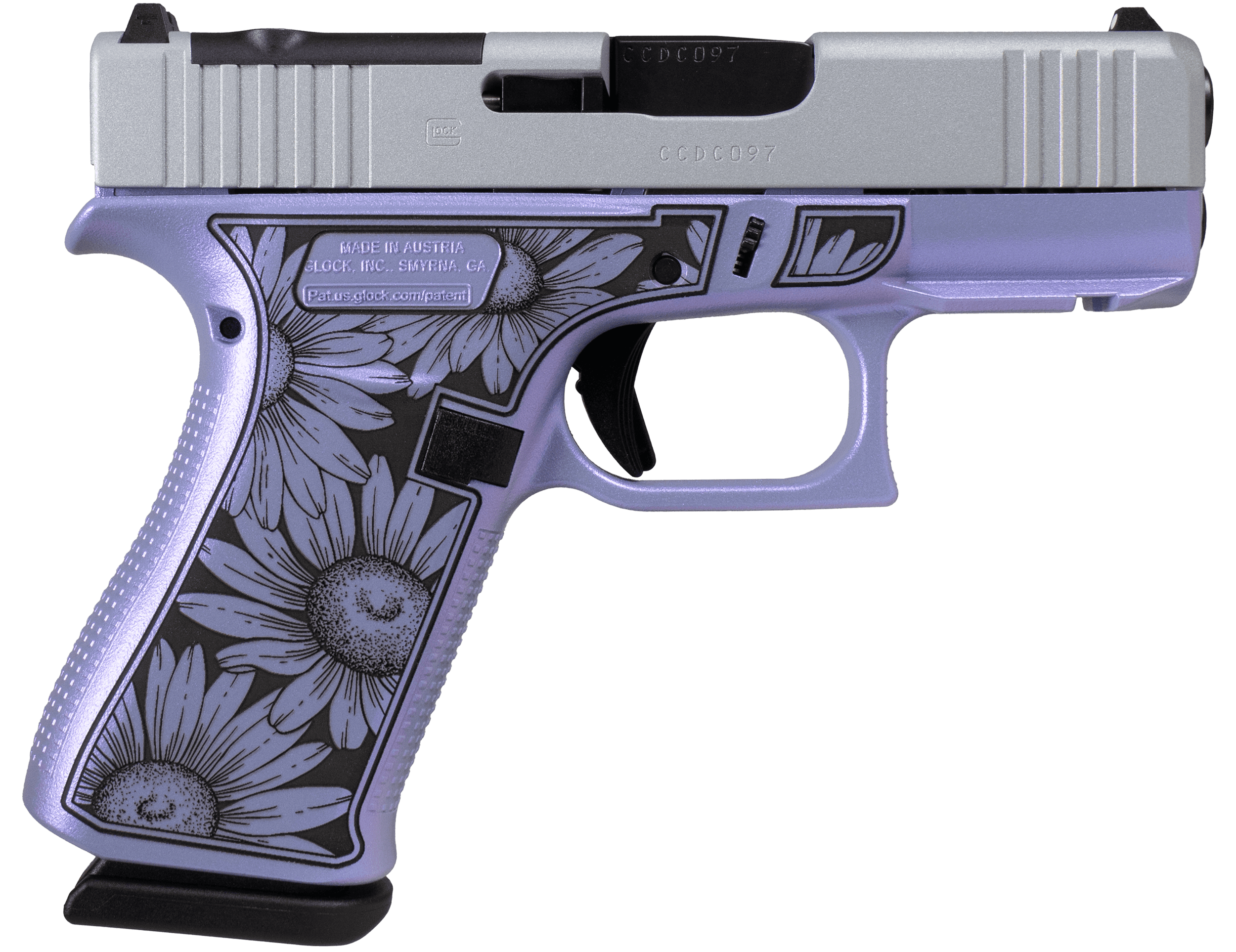 Glock G43X 9mm Luger 3.41 in Barrel 10 Rounds Cerakote Finish