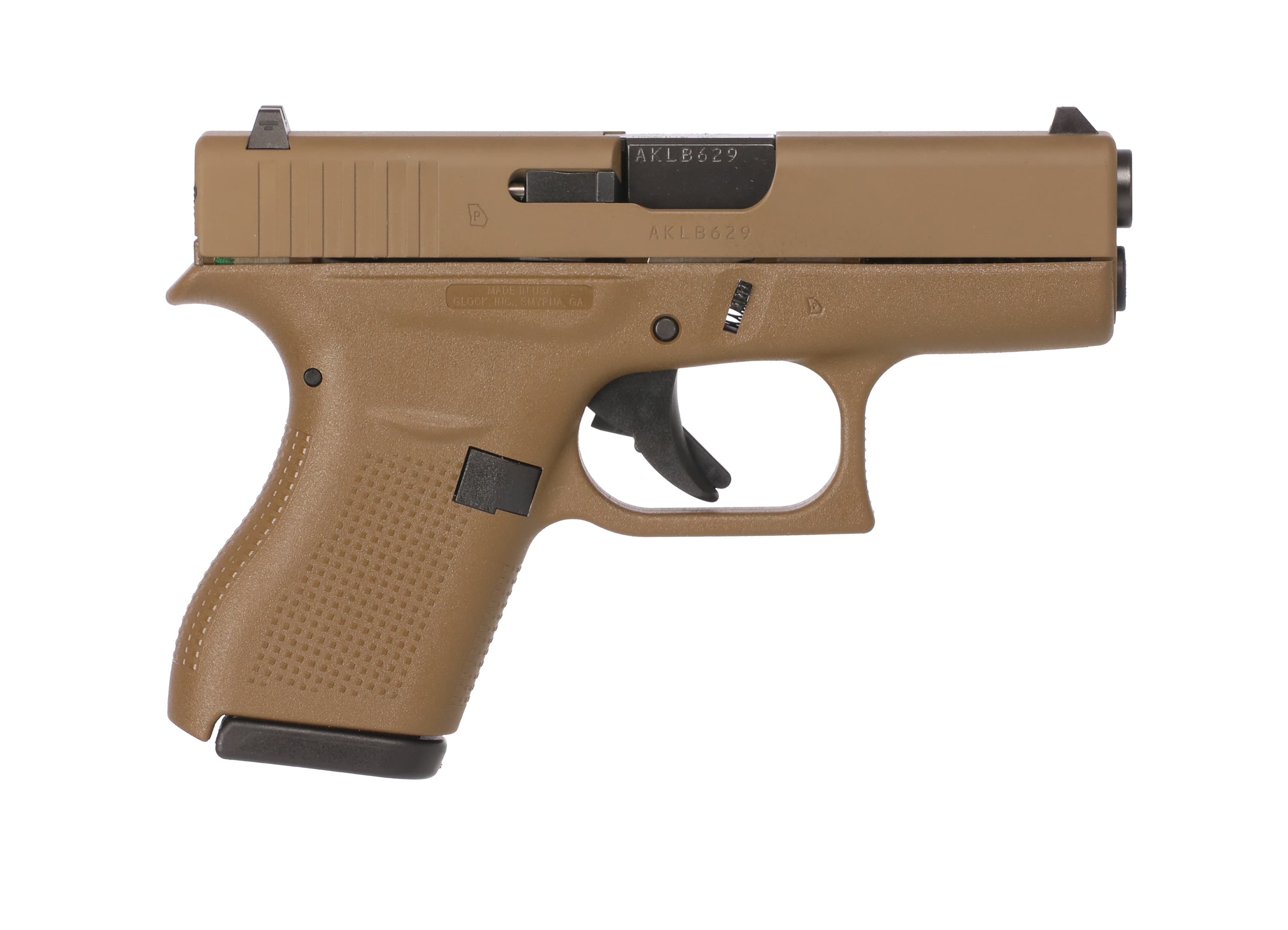 Glock G42 380 ACP 3.25 Inch 6+1 Full Flat Dark Earth
