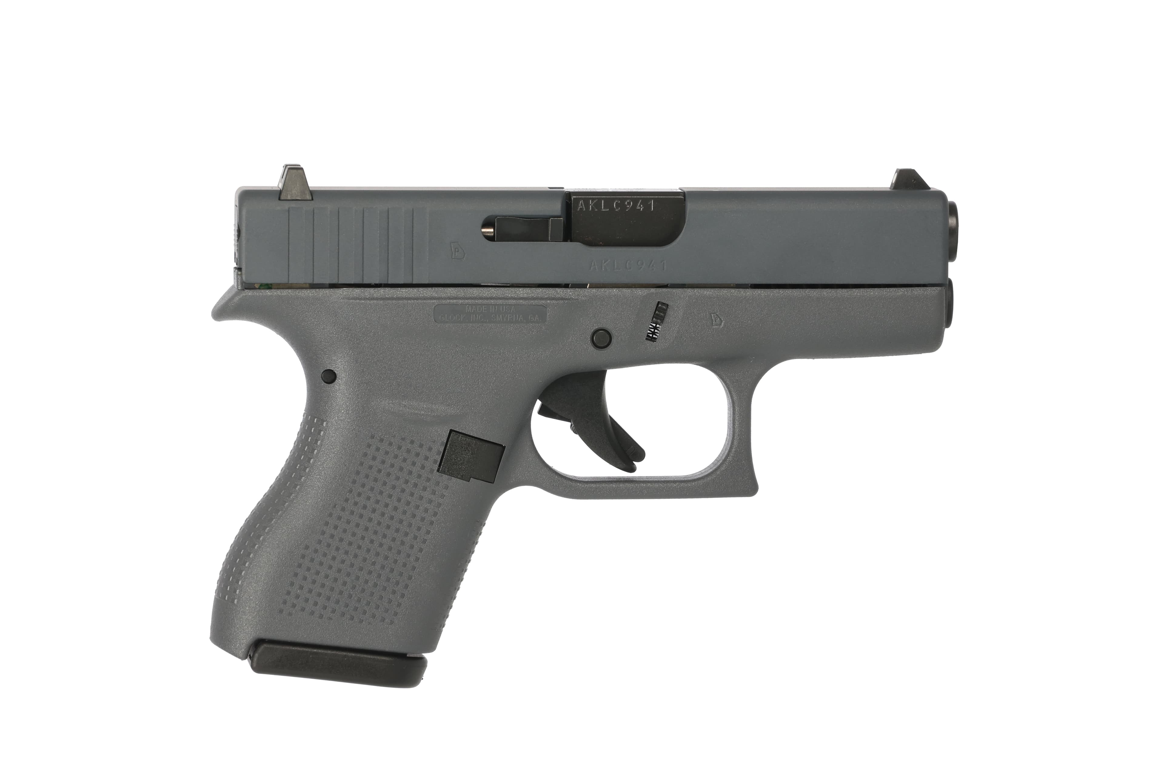 Glock G42 380 ACP 3.25 Barrel 6 Round Full Gray