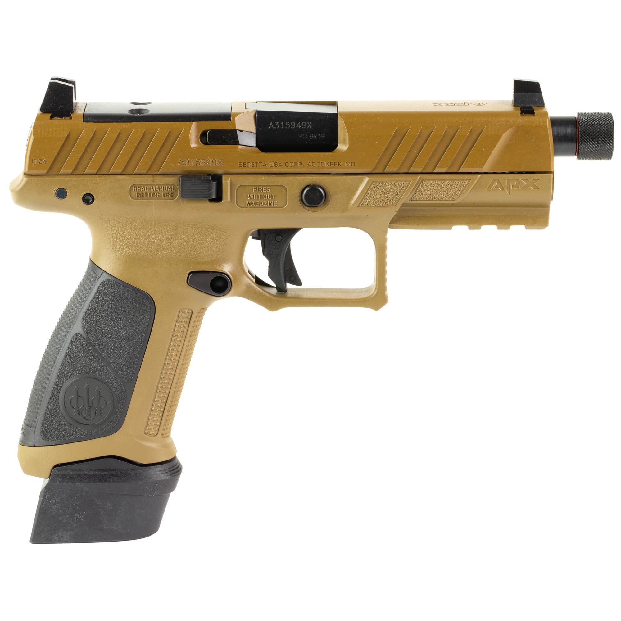 Beretta Apx A1 Tactical 9mm Luger 4.8in 21+1 Flat Dark Earth