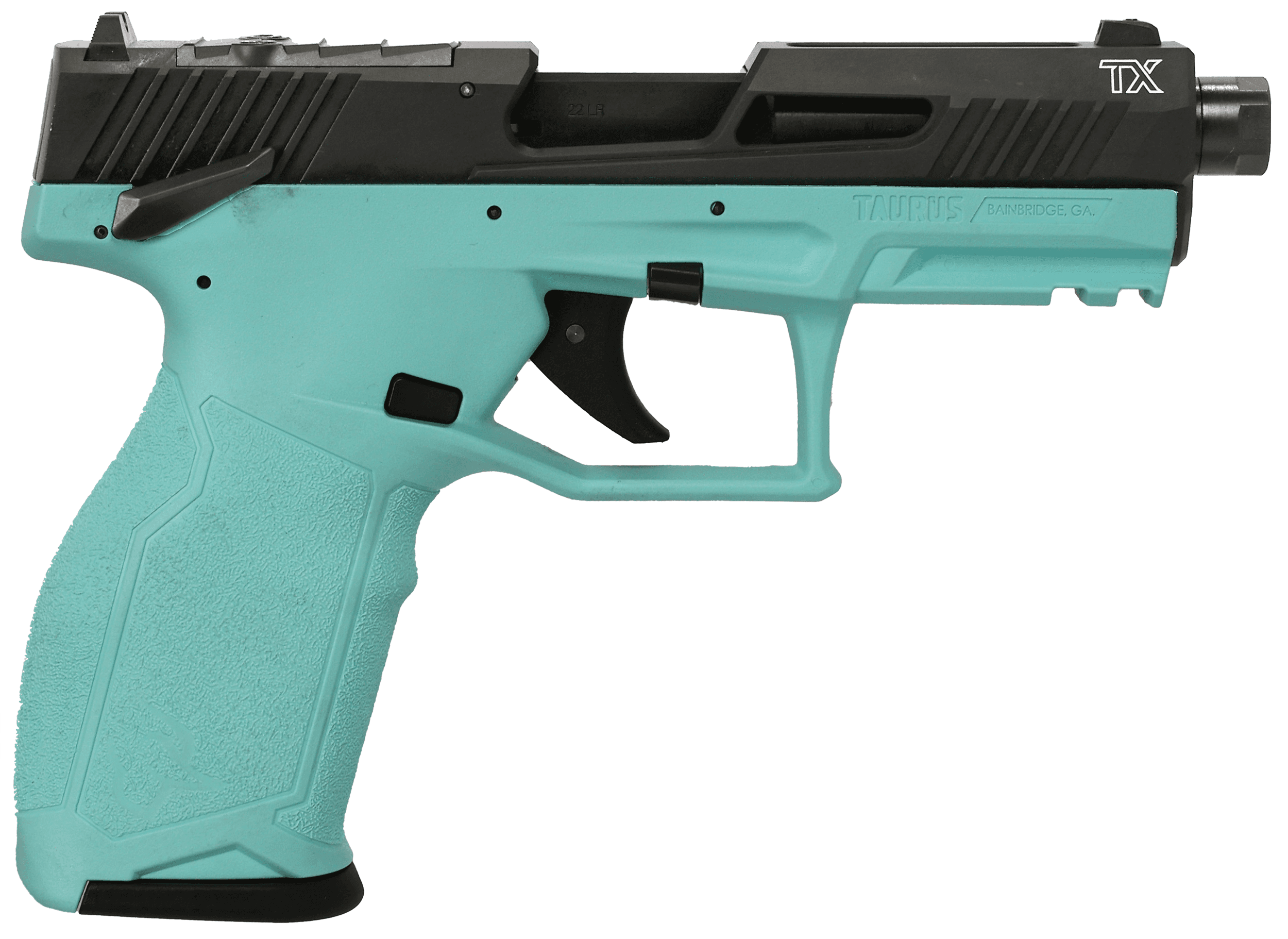 Taurus TAU 1-2TX22 22 Long Rifle 4.6 Inch 10+1 Cyan/Black