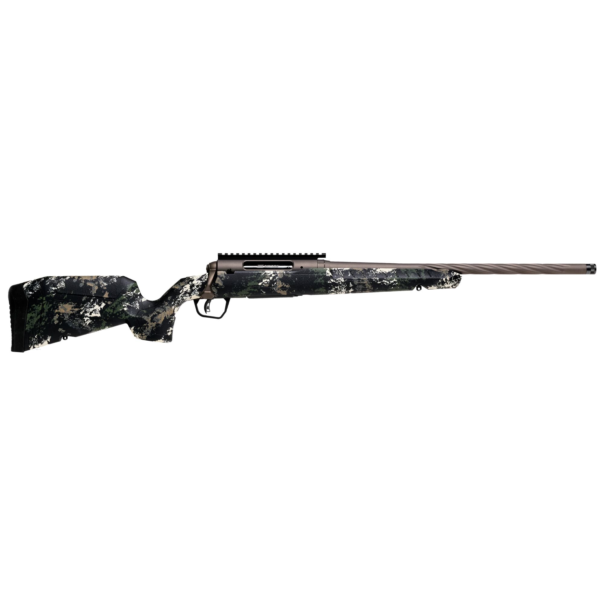 Savage Axis 2 Pro 243 Winchester 20 Inch 4 Rounds Forest SP Camo Left Hand