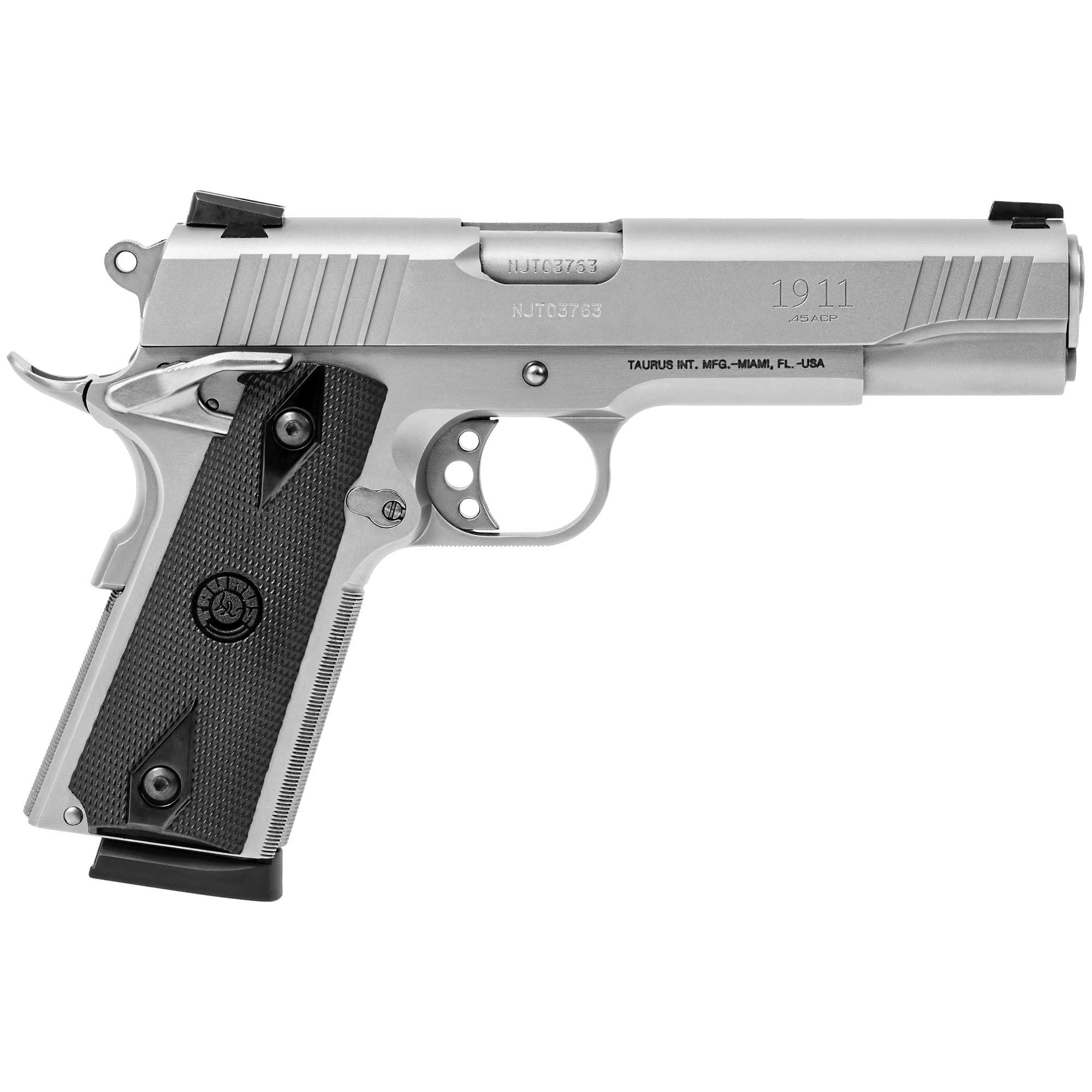 Taurus Pt 1911 45 Acp 5 inch 8 Round Stainless Steel