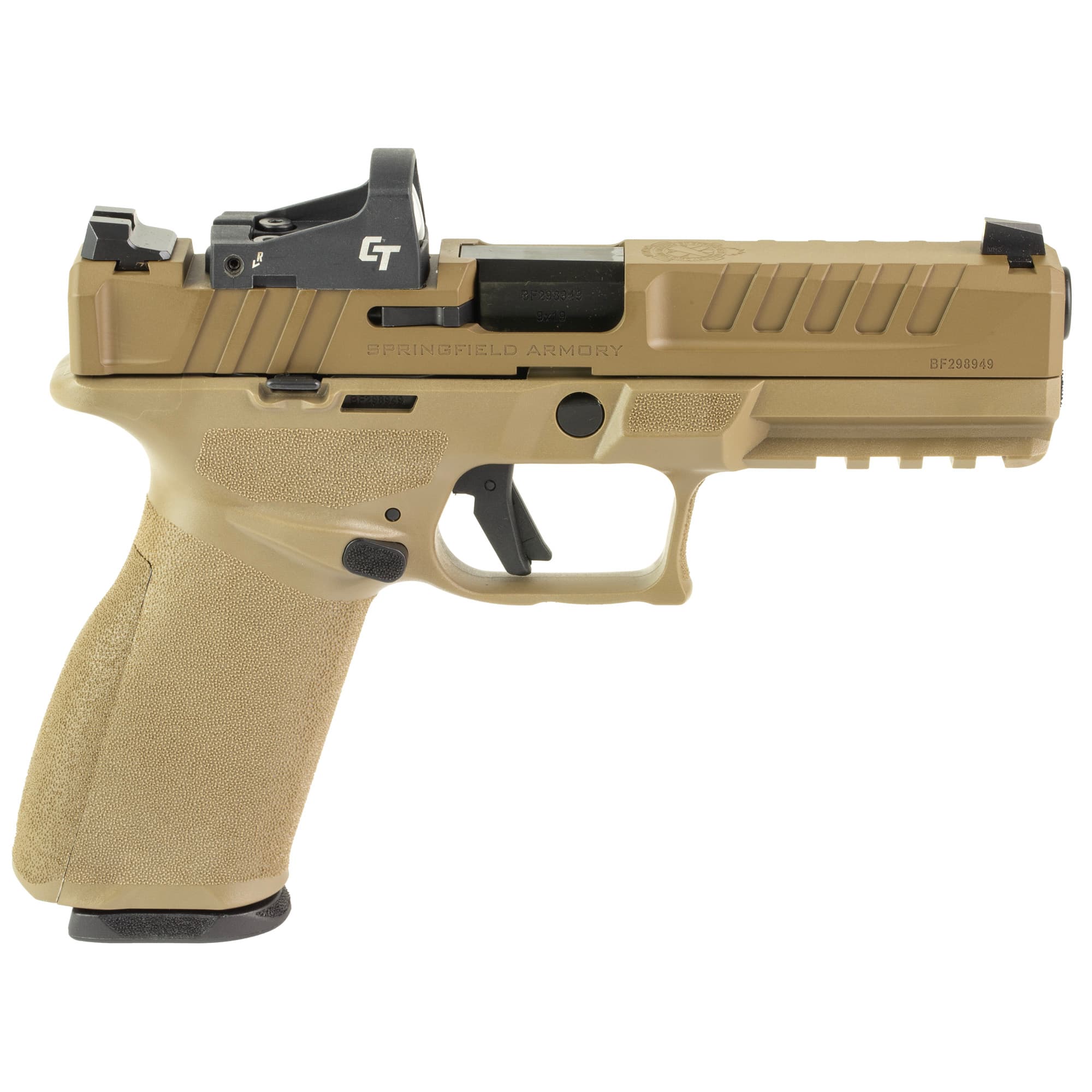 Springfield Armory Echelon 9mm 4.5 inch 15 Round Desert FDE Optics Ready