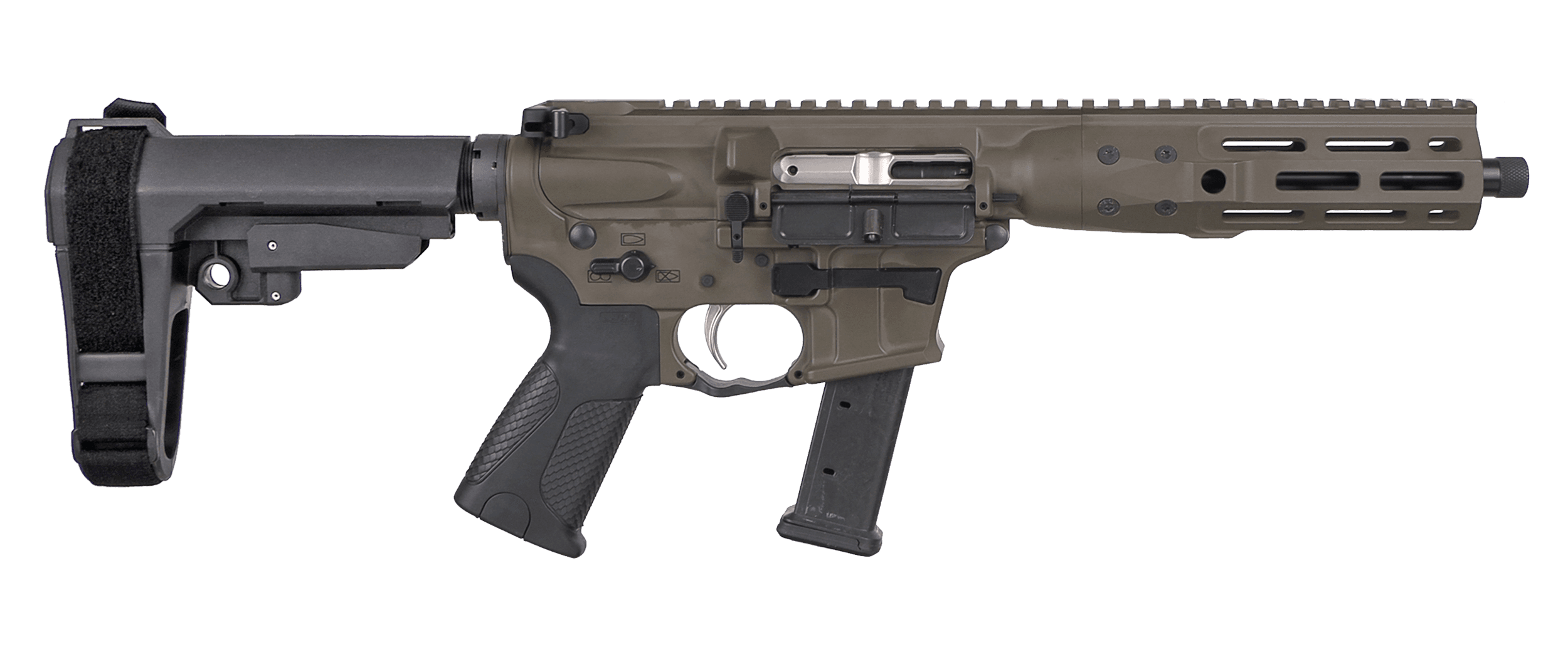 LWRC Ic-9 9mm Luger 8.5in Threaded Barrel 5.10 lbs Gray Finish