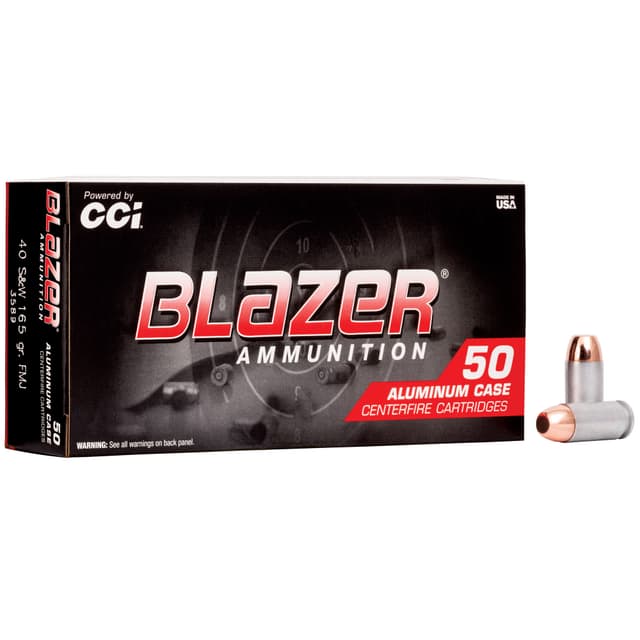Blazer Blazer 40 S&W Full Metal Jacket 165 Grain 50 Rounds