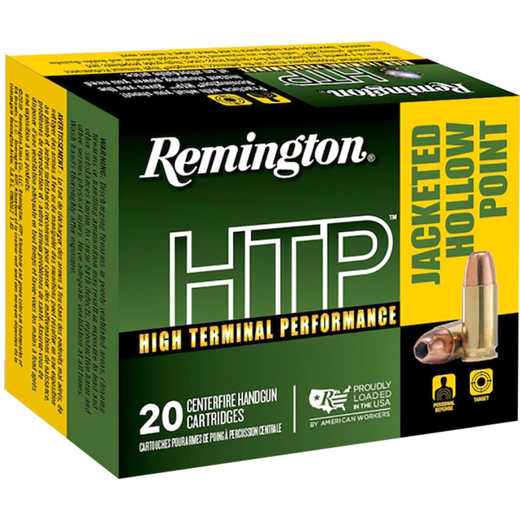 Remington HTP Defense, .45 Acp, Jacketed Hollow Point, 230 Grain, 20 Rounds