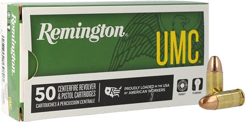 Remington UMC 9mm Luger 115 Grain Full Metal Jacket 50 Rounds
