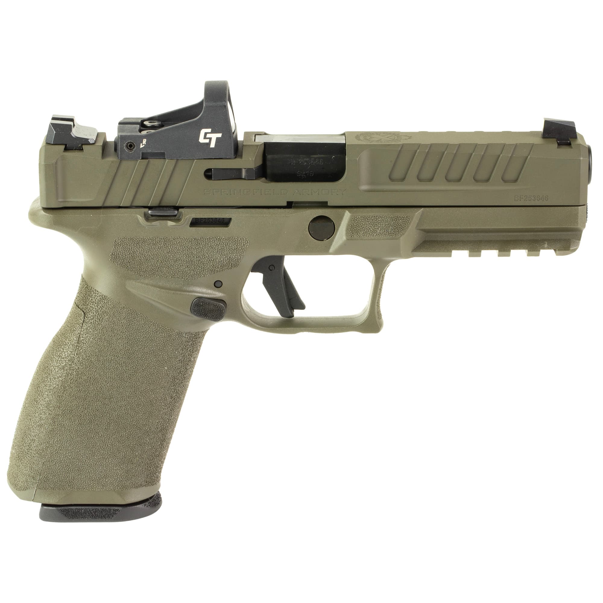 Springfield Armory Echelon 9mm 4.5 inch 10 Round OD Green Cerakote Semi Auto Pistol