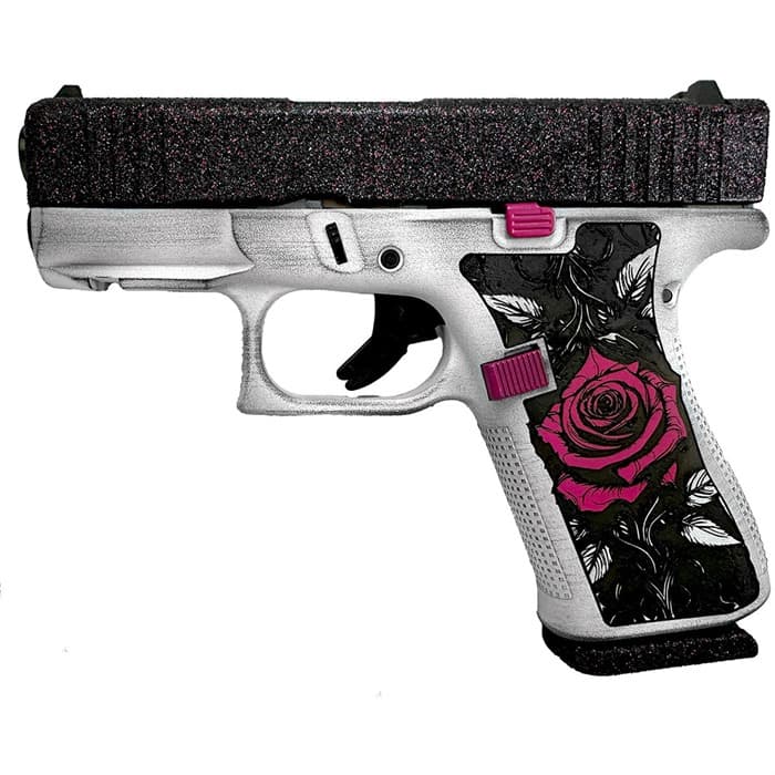Glock 43x 9mm Luger 3.41in Barrel 10+1 Round Tango Rose