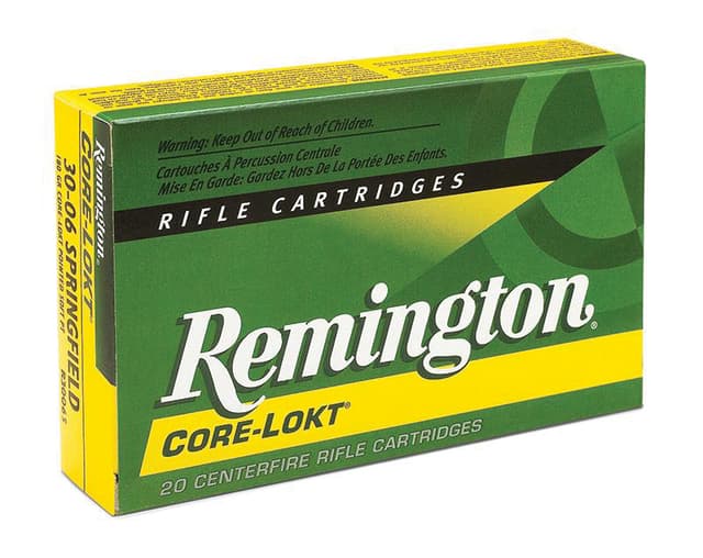 Remington Core-Lokt 338 Winchester Magnum Pointed Soft Point 250 Grain 20 Rounds
