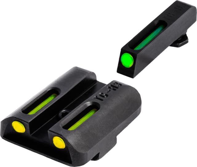 Truglo Tfo Glock 17/19 Low Profile Green Tritium Fiber Optic Sight