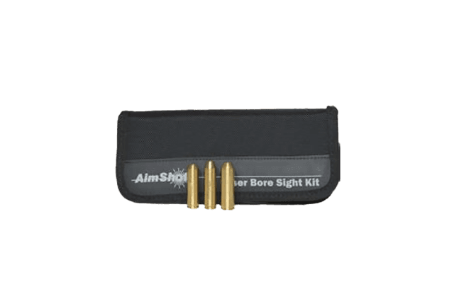AimShot AIMS Hunting Bore Sight Kit MBS223 Red Laser with Modular Battery Pack AAA or Button Cell
