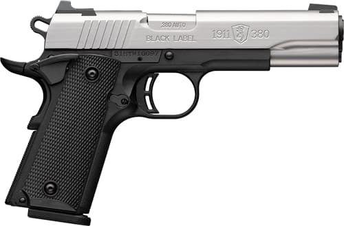 Browning 1911-380 380 ACP 4.25 Inch 8 Rounds Stainless Steel