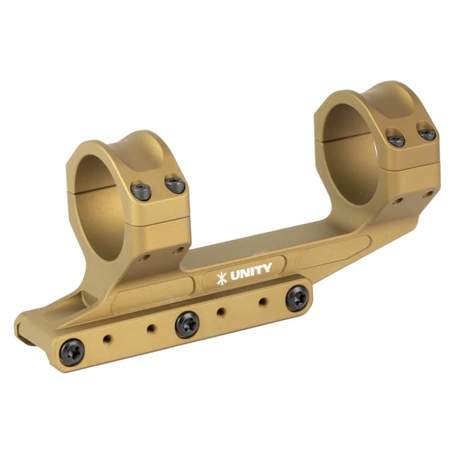 Unity Tactical REke Scope Mount 34mm FDE 1.54 Height Picatinny Rail 7075-T6 Anodized