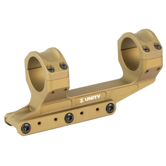 Unity Tactical REKE Scope Mount 30mm 1.54in Optical Height Flat Dark Earth Night Vision Compatible