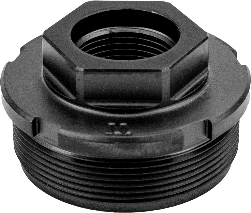 KGM Suppressors A DTA T3 Direct Thread Adapter 3 4x24 HUB Compatible Titanium Nitride