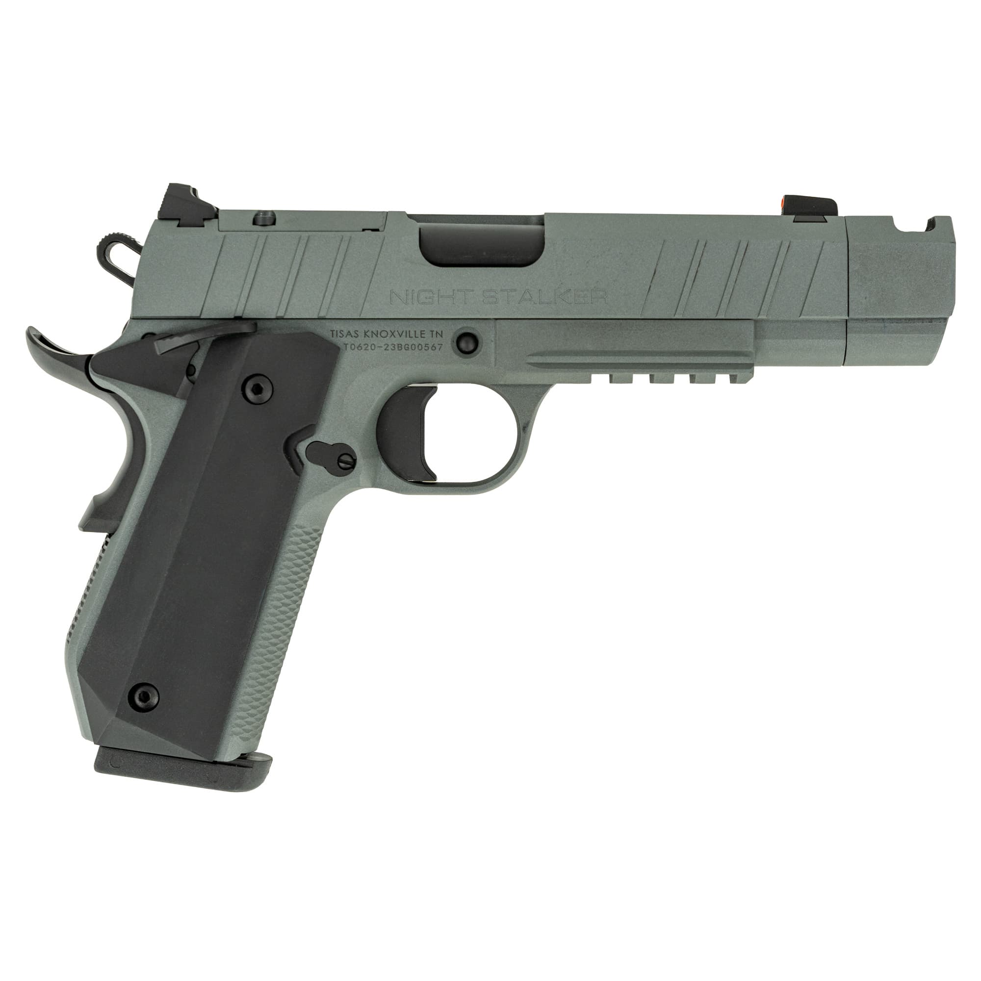 SDS B45BA NSSF C Pistol 45 ACP 4.25 in. Nickle 8rd.