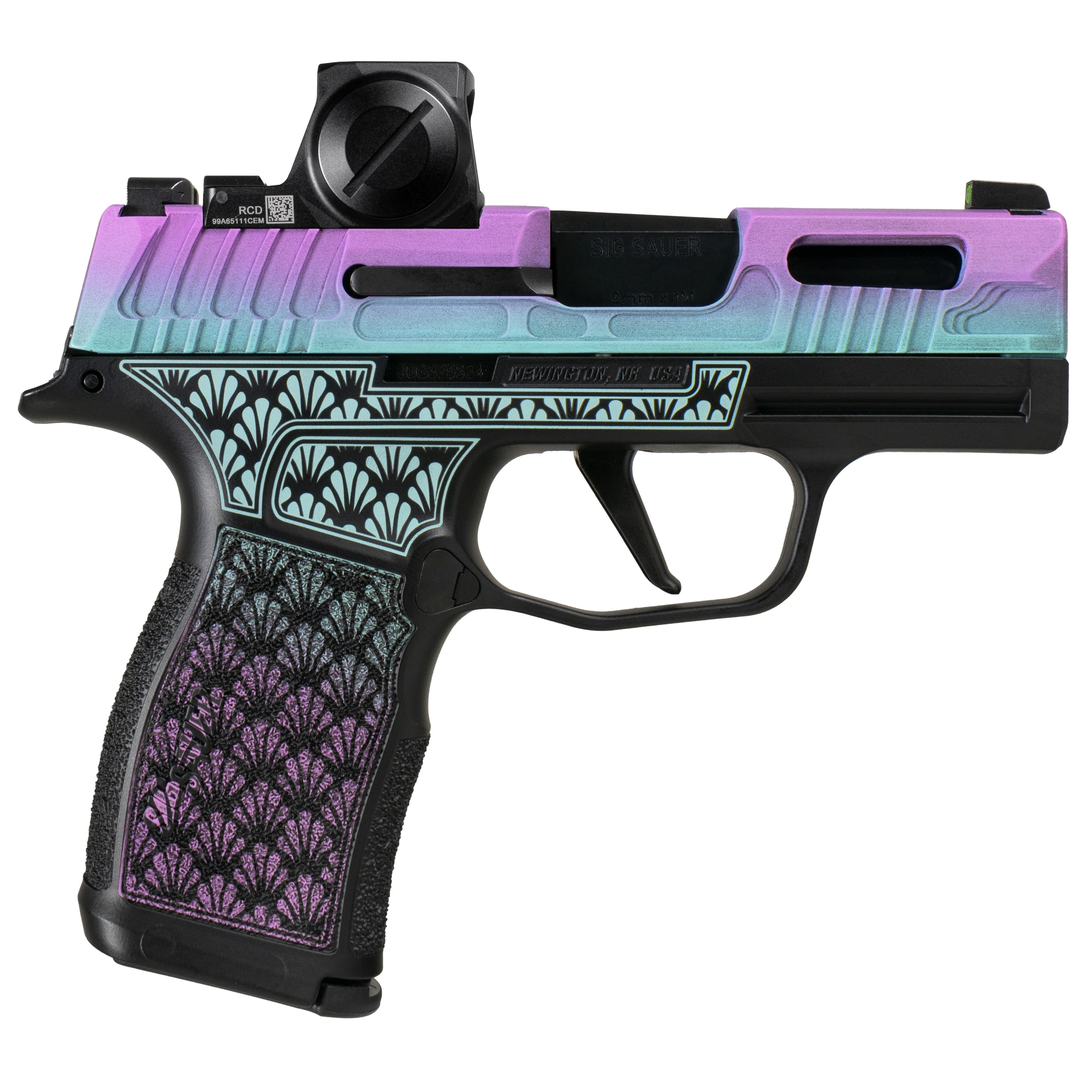 Sig Sauer 9mm 3.1 Islandbug Bb Shark Coast 3.1 inch 12 Round Stainless Steel