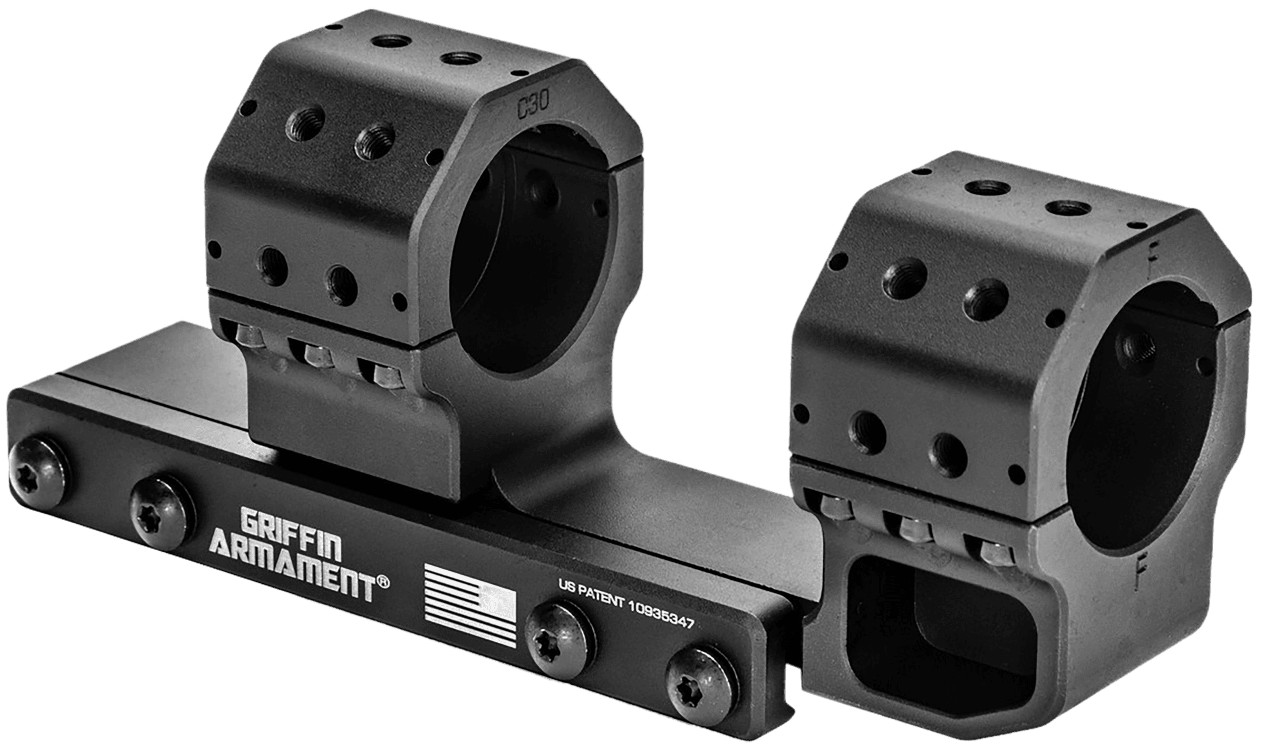 Griffin Armament Cantilever Mount 34mm Tube 15 MOA Picatinny Ais Ambidextrous
