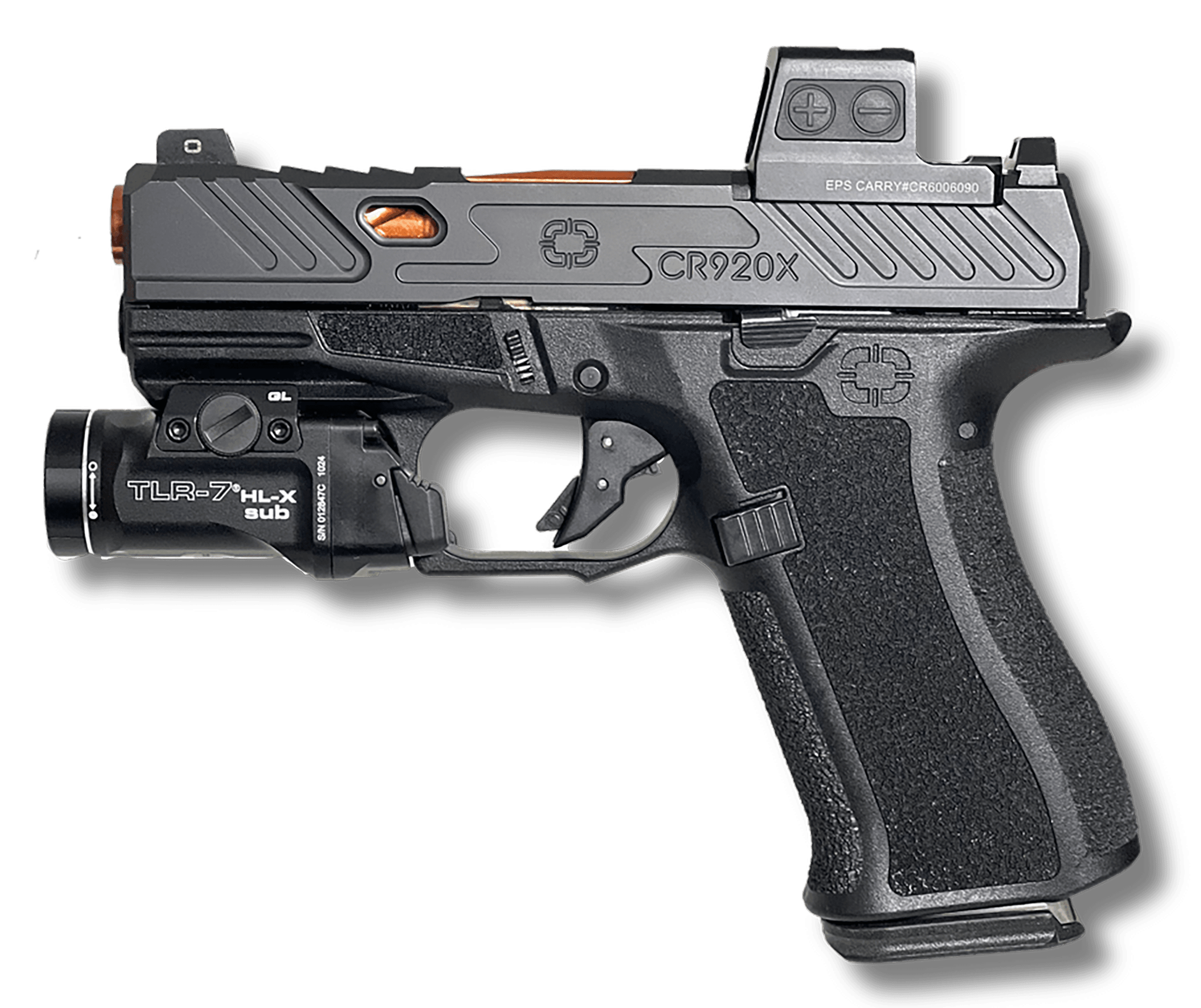 Shadow Systems CR920X 9mm Luger 3.41" 15+1 Optic Cut/Serrated Window Cut