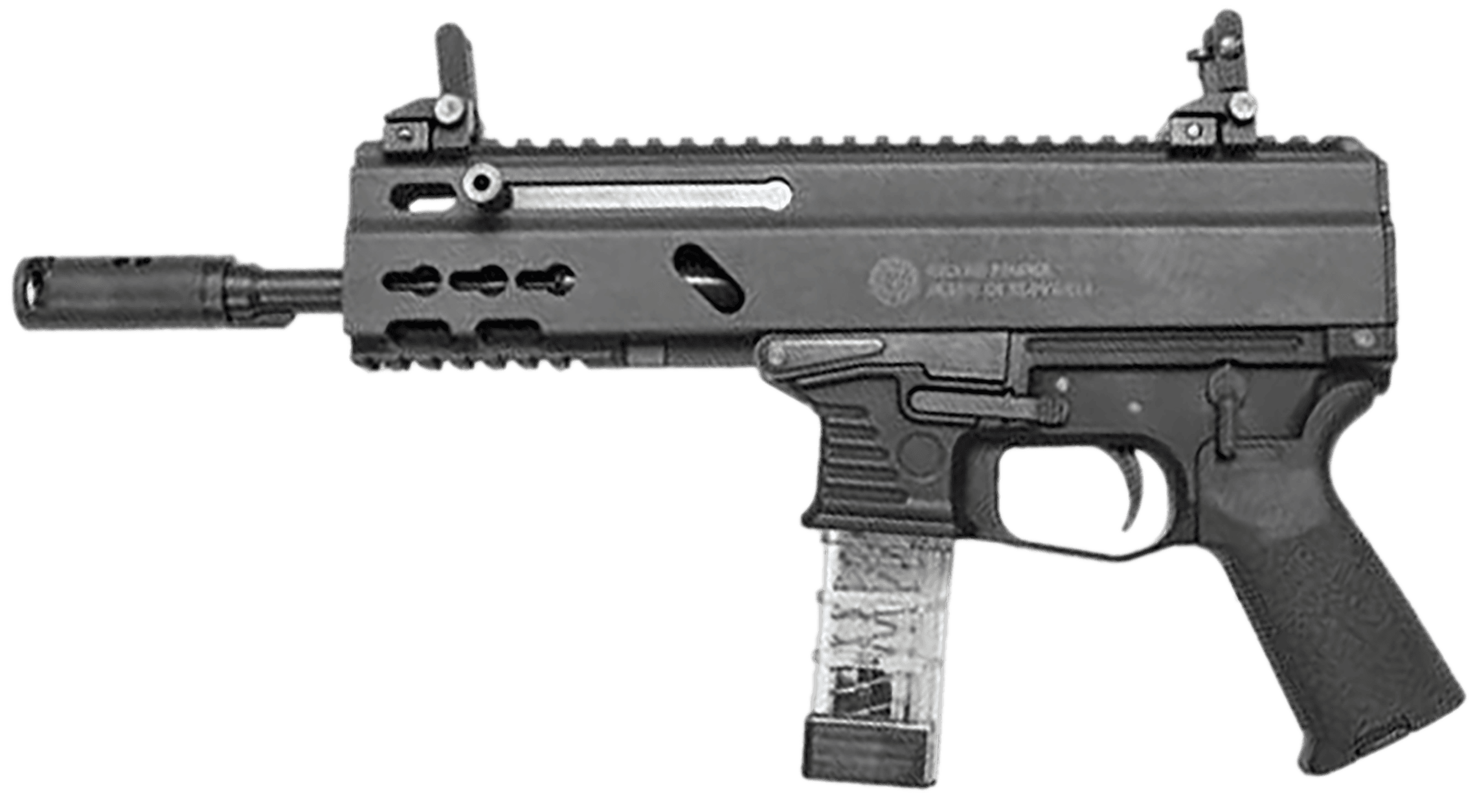 Global Ordnance LLC Grand Power Stribog SP9A1 9mm Luger 16in 30+1 Polymer Finish