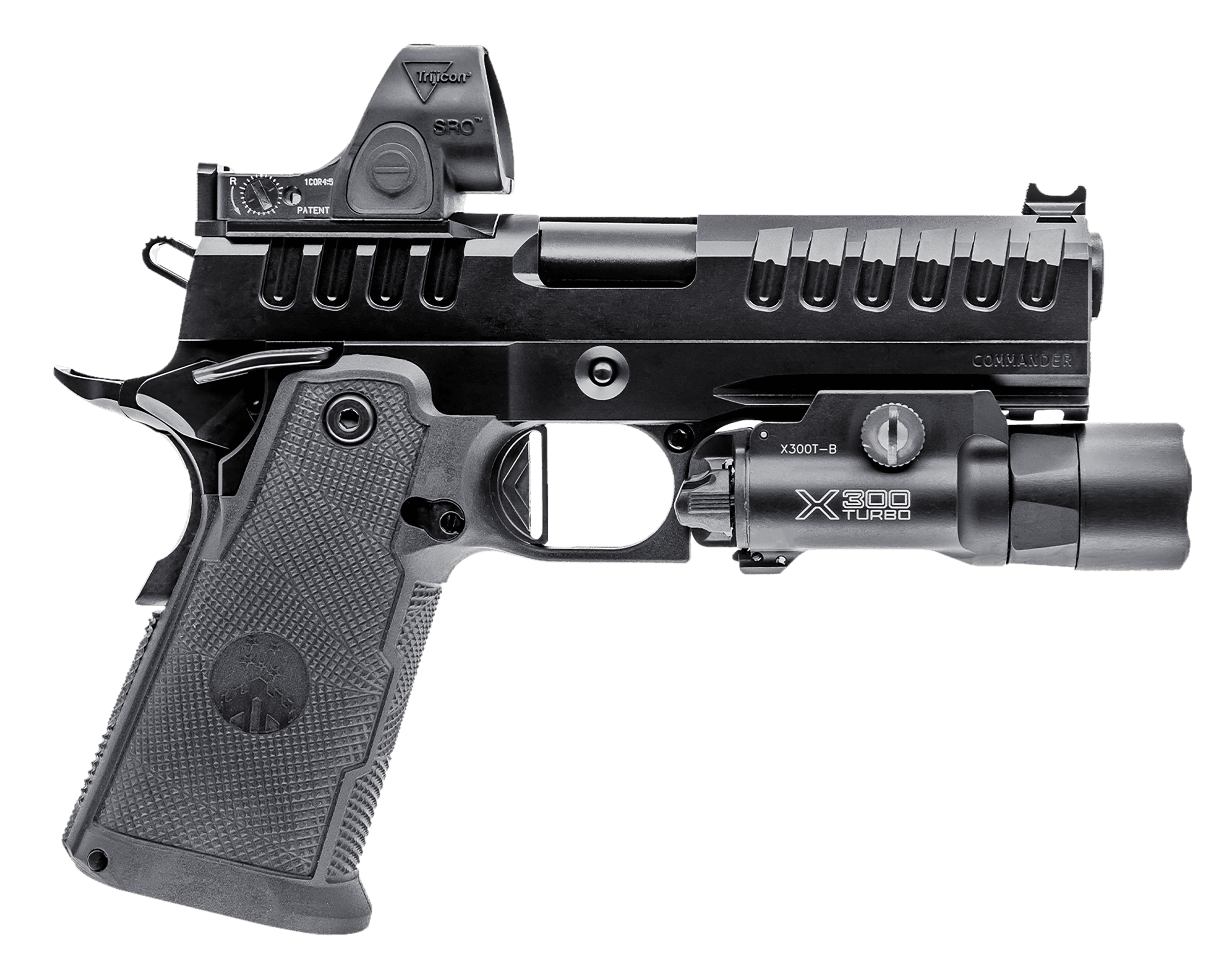 Watchtower Firearms APACHE9MMCMNDRBLK Apache  Commander Frame 9mm Luger 15+1 4.25" Threaded Barrel Steel Slide Black PVD