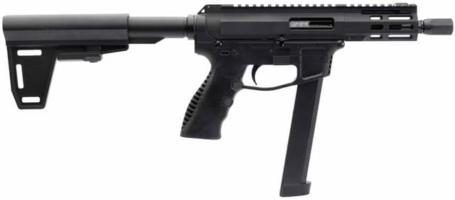G-Force Jawbone Pistol 9mm 5 in. Black Pistol Brace 33 rd.