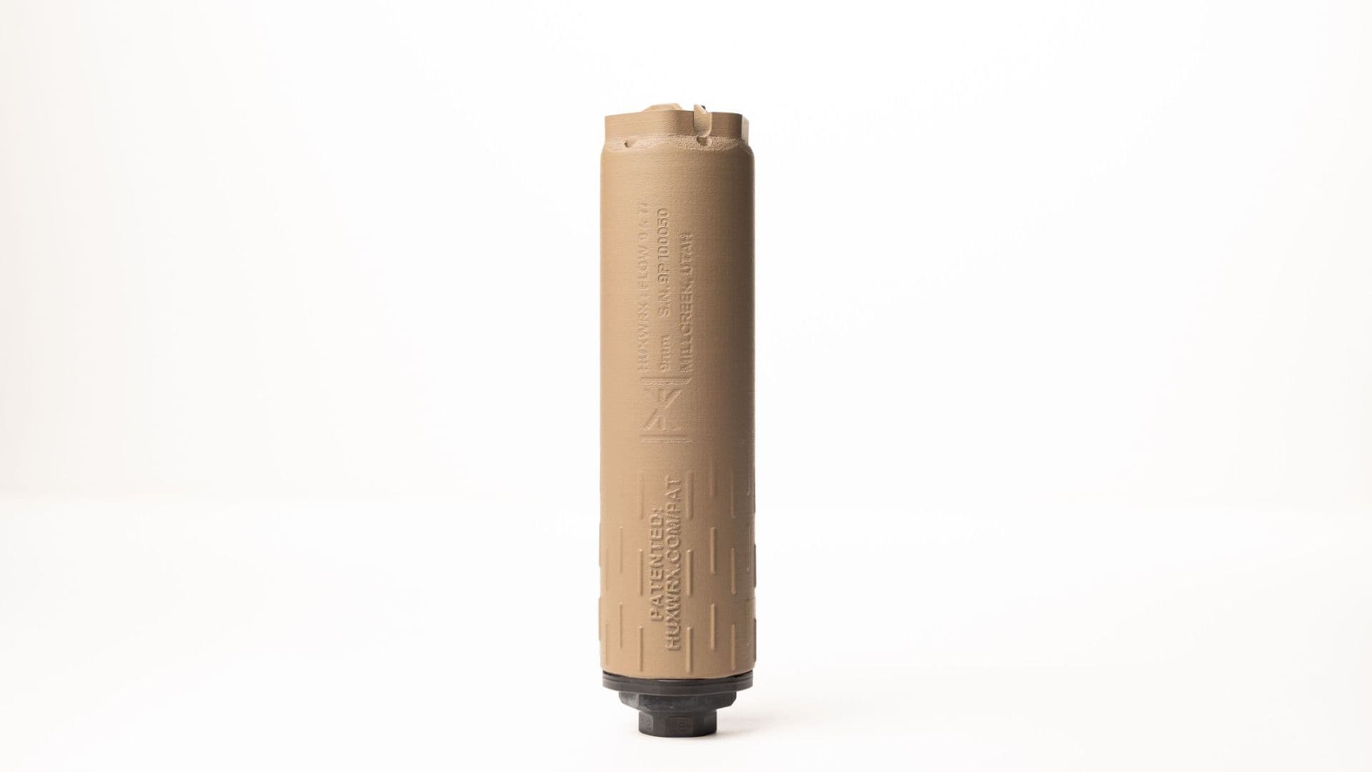 HUXWRX Flow 9K Ti Suppressor 9mm Luger Flat Dark Earth
