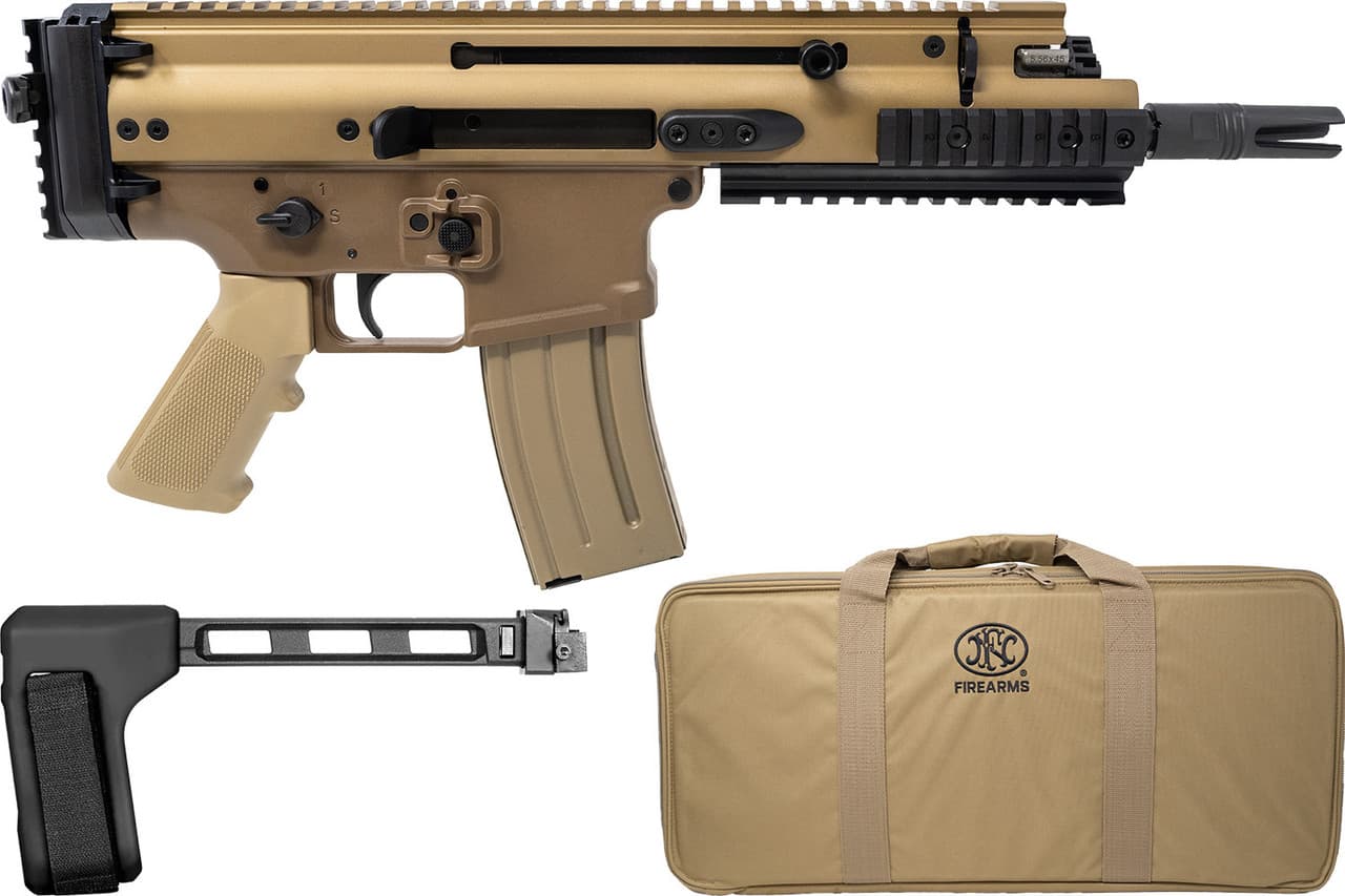 Fn Scar 15P .300 AAC Blackout 9.5in 30 Rounds Flat Dark Earth