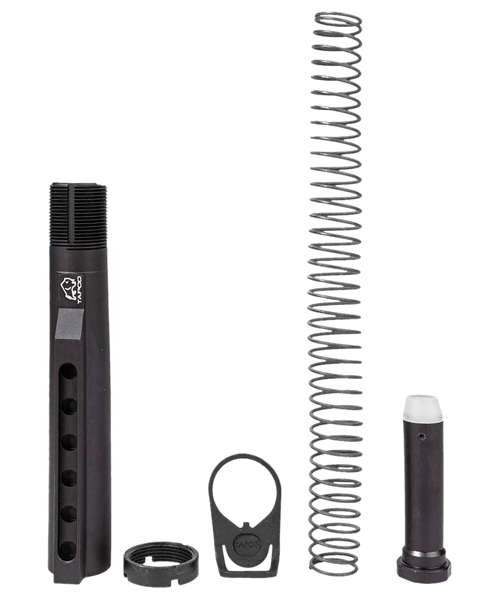 Tapco Buffer Tube Kit Ar15 6Position Carbine Buffer Endplate Sling Adapter