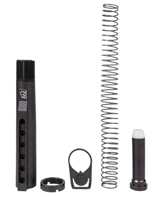 Tapco Buffer Tube Kit Ar15 6Position Carbine Buffer Endplate Sling Adapter