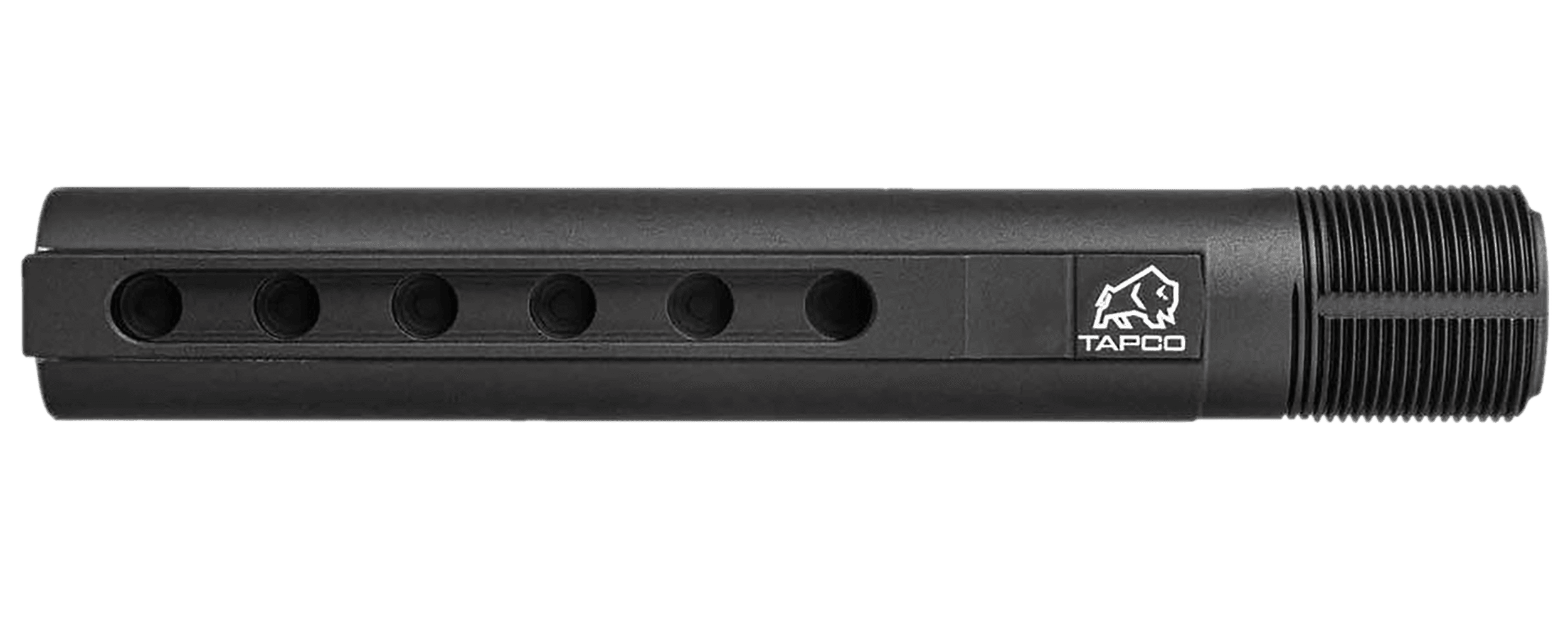 Tapco TAP22057 Buffer Tube 6 Position AR-15 Anodized Mil-Spec Diameter Collapsible Stock Compatible